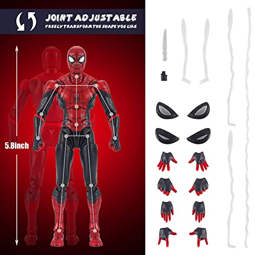 Laghtin 5.8Inch Hero Figures Toys, Upgrade Hero Figure Doll, Classics Figures Model for Home, Car, Desk and Computer Decorations