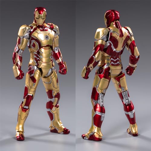 OVONNI Ironman Mark 42 Model Exquisite Painting All Joints Movable 7 Inch Collectible Action Figure