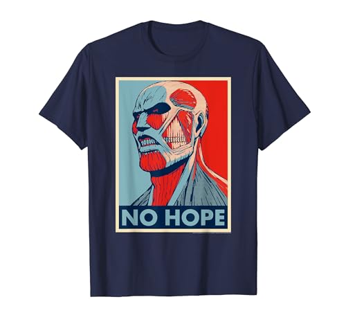 Attack on Titan Colossus Titan No Hope Poster T-Shirt