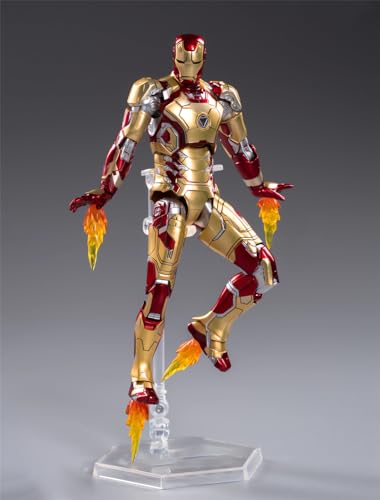 OVONNI Ironman Mark 42 Model Exquisite Painting All Joints Movable 7 Inch Collectible Action Figure