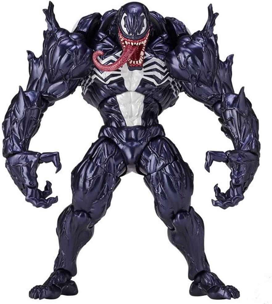 Venom and Carnage Action Figure Vеnоm Legends Series, 7inch Collectible Anime Venom Toy Vеnоm Figure PVC Joints Movable Venom Doll Model Toy Figures Venom Statue Toy Decoration Ornaments Gift