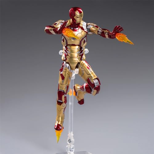 OVONNI Ironman Mark 42 Model Exquisite Painting All Joints Movable 7 Inch Collectible Action Figure
