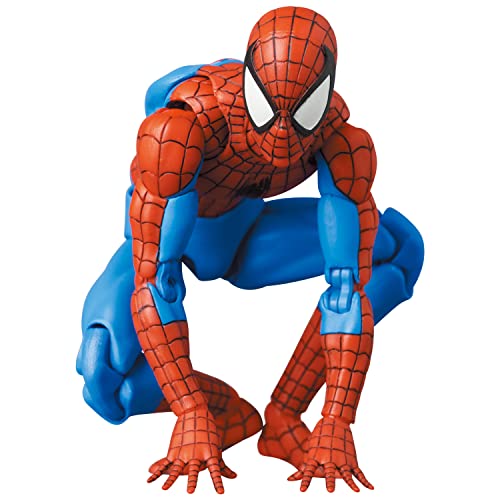 メディコム・トイ(MEDICOM TOY) MAFEX No.185 Spider-Man Spider-Man (Classic Costume Ver.) Total Height Approx. 6.1 inches (155 mm), Non-Scale, Pre-Painted Action Figure