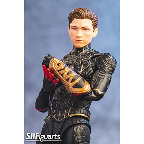 TAMASHII NATIONS - Spider-Man: Now Way Home - Spider-Man (Black & Gold Suit), Bandai Spirits S.H.Figuarts
