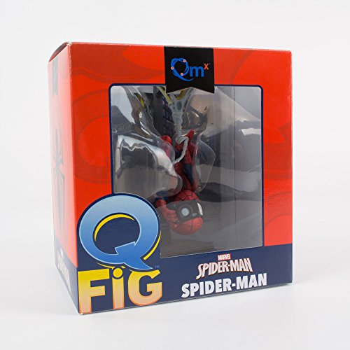 Quantum Mechanix Spider-Man Spider Cam Q-Fig Diorama, Multi-Colored, 5"