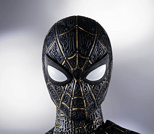 TAMASHII NATIONS - Spider-Man: Now Way Home - Spider-Man (Black & Gold Suit), Bandai Spirits S.H.Figuarts