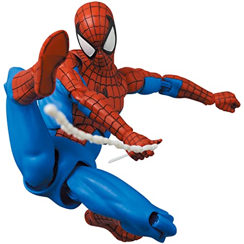 メディコム・トイ(MEDICOM TOY) MAFEX No.185 Spider-Man Spider-Man (Classic Costume Ver.) Total Height Approx. 6.1 inches (155 mm), Non-Scale, Pre-Painted Action Figure