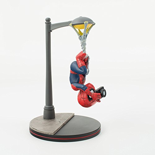 Quantum Mechanix Spider-Man Spider Cam Q-Fig Diorama, Multi-Colored, 5"