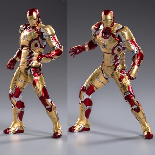 OVONNI Ironman Mark 42 Model Exquisite Painting All Joints Movable 7 Inch Collectible Action Figure