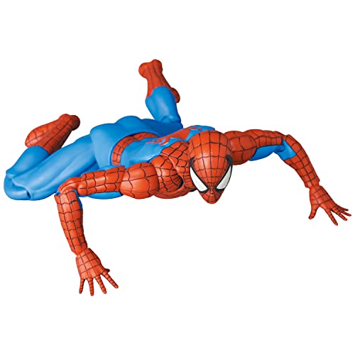 メディコム・トイ(MEDICOM TOY) MAFEX No.185 Spider-Man Spider-Man (Classic Costume Ver.) Total Height Approx. 6.1 inches (155 mm), Non-Scale, Pre-Painted Action Figure