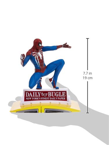 Marvel Gallery: Spider-Man on Taxi (Playstation 4 Version) PVC Figure, Multicolor, 9 inches