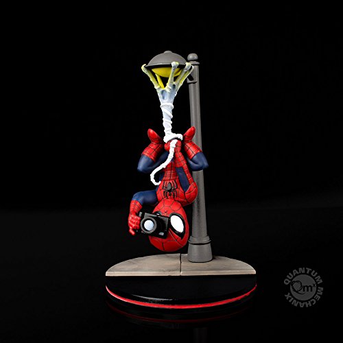 Quantum Mechanix Spider-Man Spider Cam Q-Fig Diorama, Multi-Colored, 5"