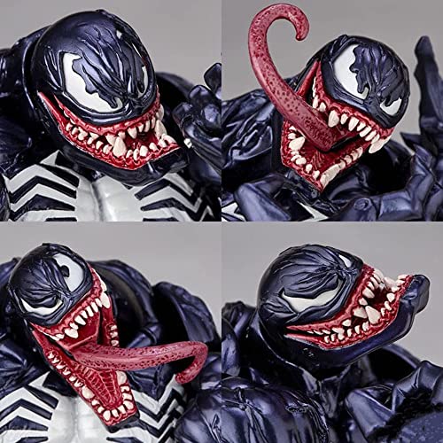 Venom and Carnage Action Figure Vеnоm Legends Series, 7inch Collectible Anime Venom Toy Vеnоm Figure PVC Joints Movable Venom Doll Model Toy Figures Venom Statue Toy Decoration Ornaments Gift