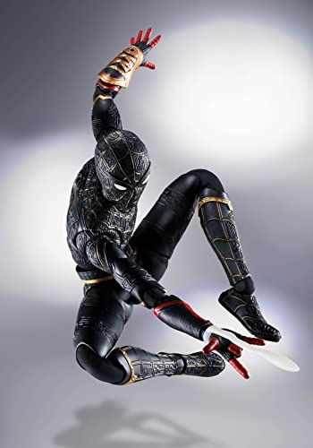 TAMASHII NATIONS - Spider-Man: Now Way Home - Spider-Man (Black & Gold Suit), Bandai Spirits S.H.Figuarts
