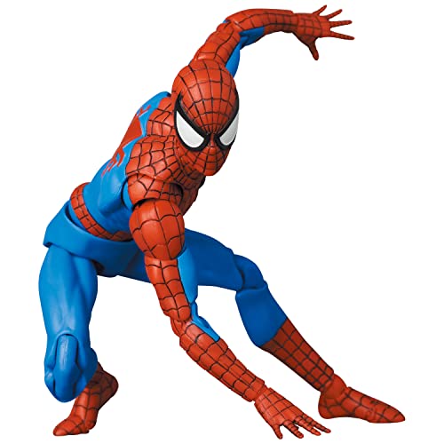メディコム・トイ(MEDICOM TOY) MAFEX No.185 Spider-Man Spider-Man (Classic Costume Ver.) Total Height Approx. 6.1 inches (155 mm), Non-Scale, Pre-Painted Action Figure