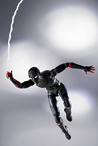 TAMASHII NATIONS - Spider-Man: Now Way Home - Spider-Man (Black & Gold Suit), Bandai Spirits S.H.Figuarts