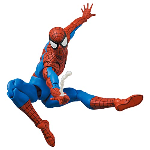 メディコム・トイ(MEDICOM TOY) MAFEX No.185 Spider-Man Spider-Man (Classic Costume Ver.) Total Height Approx. 6.1 inches (155 mm), Non-Scale, Pre-Painted Action Figure