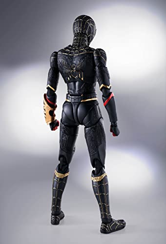TAMASHII NATIONS - Spider-Man: Now Way Home - Spider-Man (Black & Gold Suit), Bandai Spirits S.H.Figuarts