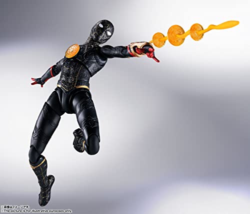 TAMASHII NATIONS - Spider-Man: Now Way Home - Spider-Man (Black & Gold Suit), Bandai Spirits S.H.Figuarts