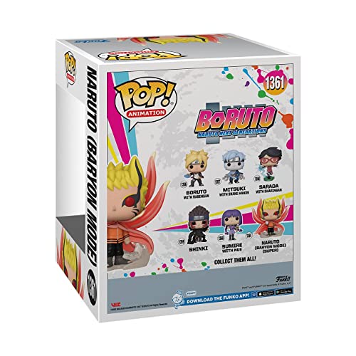 Funko Pop Boruto: Naruto (Baryon Mode) GITD 6" Super Figure (AAA Anime Exclusive)