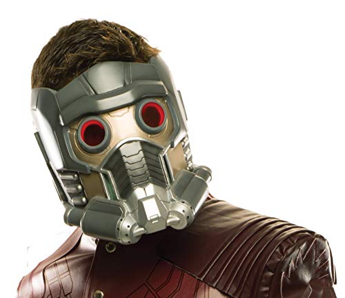 Rubie's Men's Marvel Avengers: Endgame Star-Lord Light-Up 1/2 Mask, As Shown, One Size