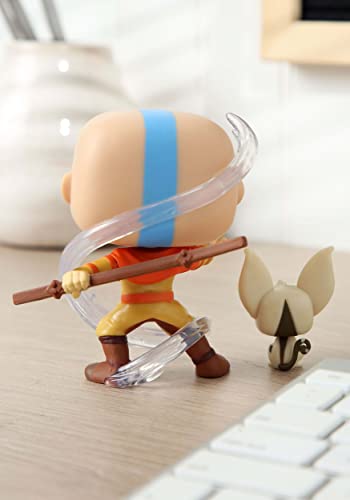 Funko POP! Animation: Avatar - Aang with Momo, Multicolor, Standard