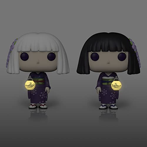 Funko Pop! Animation: Demon Slayer - Final Selection Guides, Kanata and Kiriya Glow in The Dark (2-Pack), Amazon Exclusive