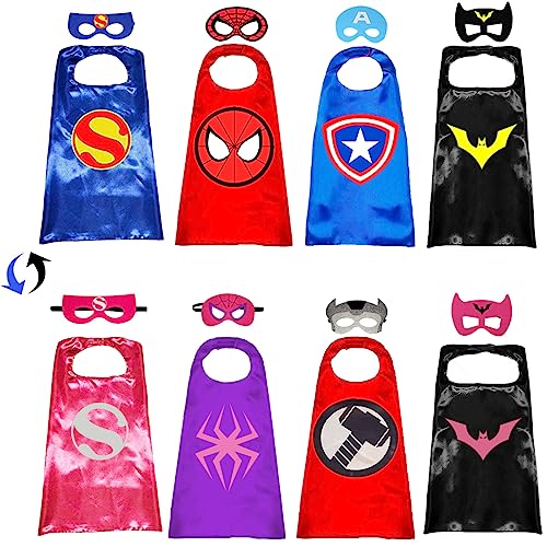 Superhero Capes with Masks for Kids Party Festivals