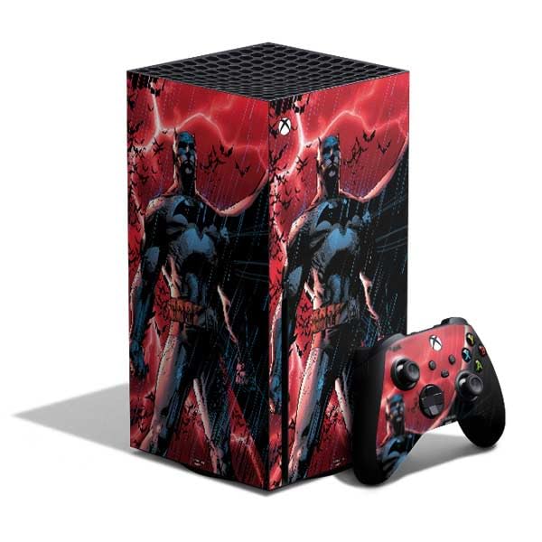 Skinit Decal Gaming Skin Compatible with Xbox Series X Bundle - Officially Licensed DC Comics Batman All Star Batman & Robin, The Boy Wonder Cover #2 by Jim Lee Design