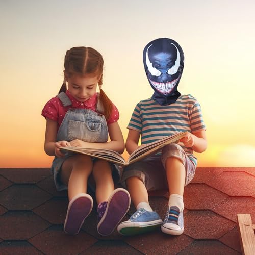 YongEnShang 4 Pcs Halloween Dress Up Masks,Superhero Hats Cosplay Costumes for Kids (GHLD)