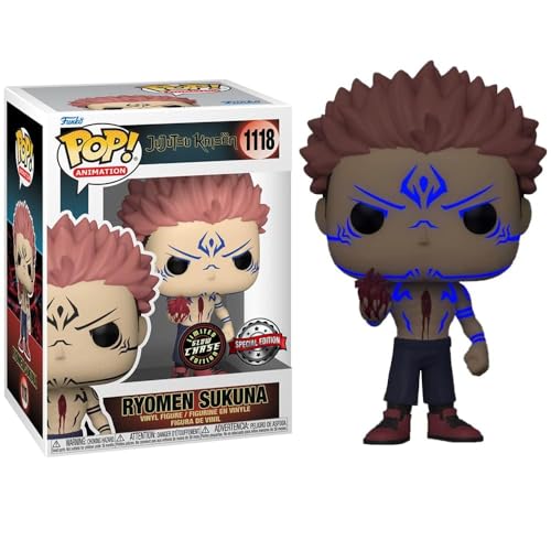 Funko Jujutsu Kaisen POP & Buddy! Animation Vinyl Figurine Sukuna w/Heart 9 cm