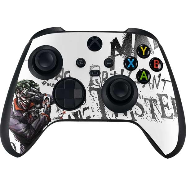 Skinit Decal Gaming Skin Compatible with Xbox Series X Bundle - Officially Licensed DC Comics The Joker Brilliantly Twisted Design