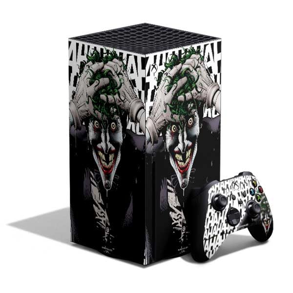Skinit Decal Gaming Skin Compatible with Xbox Series X Bundle - Officially Licensed DC Comics The Joker Killing Joke Variant Cover Art by Brian Bolland Design