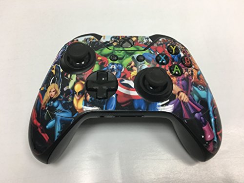 2 x Superhero Full Skin Wrap for Xbox One Controller Vinyl Sticker