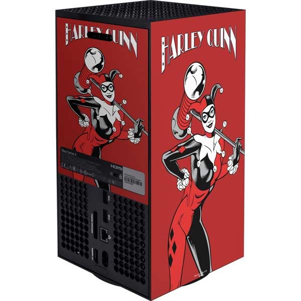 Skinit Decal Gaming Skin Compatible with Xbox Series X Bundle - Officially Licensed DC Comics Harley Quinn Classic Art Pose Design