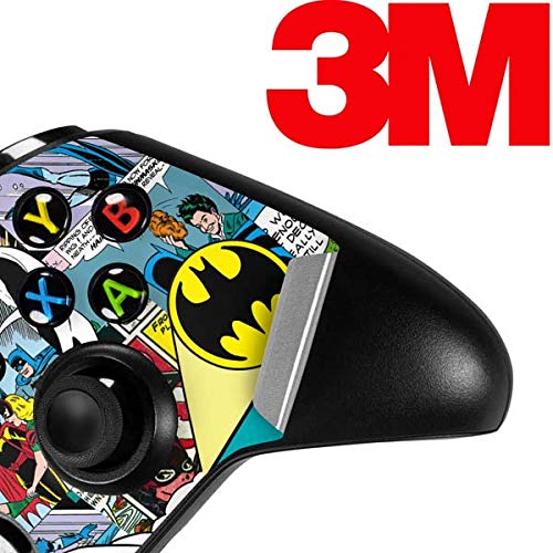 Skinit Decal Gaming Skin Compatible with Xbox One S Controller - Officially Licensed Warner Bros Batman Comic Book Design