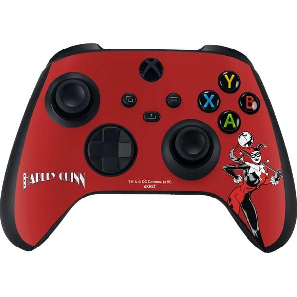 Skinit Decal Gaming Skin Compatible with Xbox Series X Bundle - Officially Licensed DC Comics Harley Quinn Classic Art Pose Design