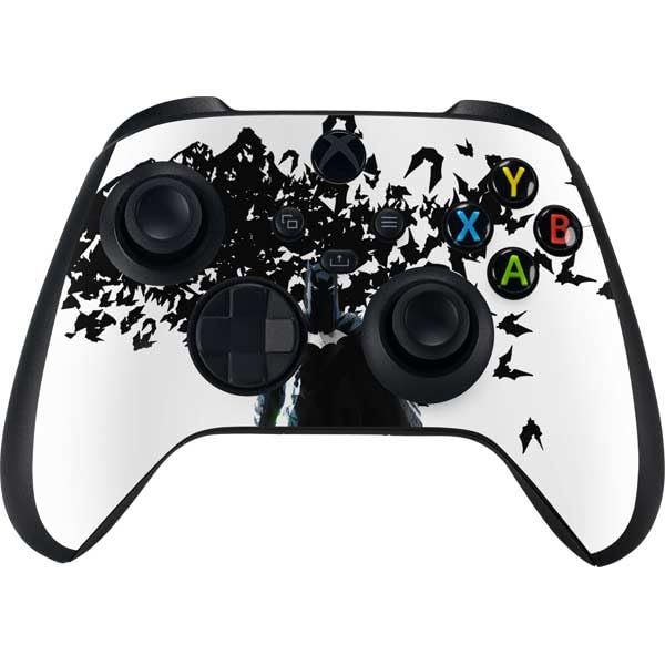 Skinit Decal Gaming Skin Compatible with Xbox Series X Bundle - Officially Licensed DC Comics Batman Holding Batarang Art Design