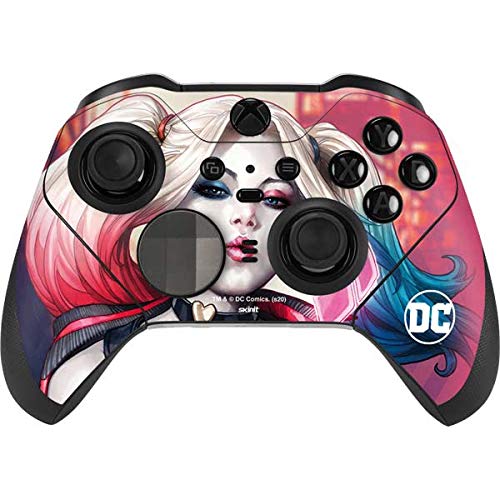 Skinit Decal Gaming Skin Compatible with Xbox Elite Wireless Controller Series 2 - Officially Licensed DC Comics Harley Quinn Animated Design
