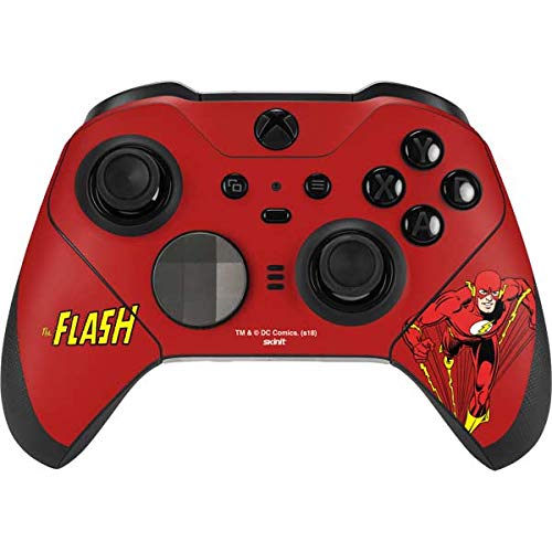 Skinit Decal Gaming Skin Compatible with Xbox Elite Wireless Controller Series 2 - Officially Licensed DC Comics Flash Portrait Design