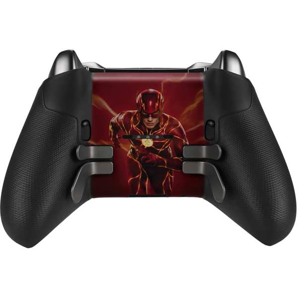 Skinit Decal Gaming Skin Compatible with Xbox Elite Wireless Controller Series 2 - Officially Licensed DC Comics The Flash Movie: The Fastest Man Alive Design