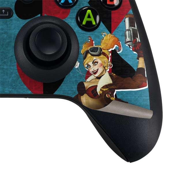 Skinit Decal Gaming Skin Compatible with Xbox Series X Bundle - Officially Licensed DC Comics Bombshells Harley Quinn Design