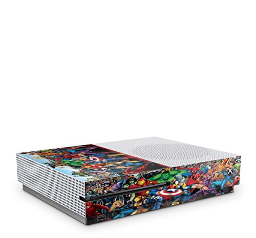 Superhero Skins for Xbox One S XBS Console Decal Vinal Sticker + 2 Controller Set