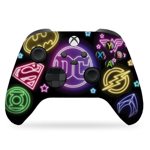 DreamController DC Comiic NEON Custom X-box Controller Wireless compatible with X-box One/X-box Series X/S Proudly Customized in USA with Permanent HYDRO-DIP Printing (NOT JUST A SKIN)