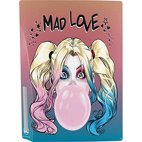 Skinit Decal Gaming Skin Compatible with PS5 Bundle - Officially Licensed DC Comics Harley Quinn Mad Love Design
