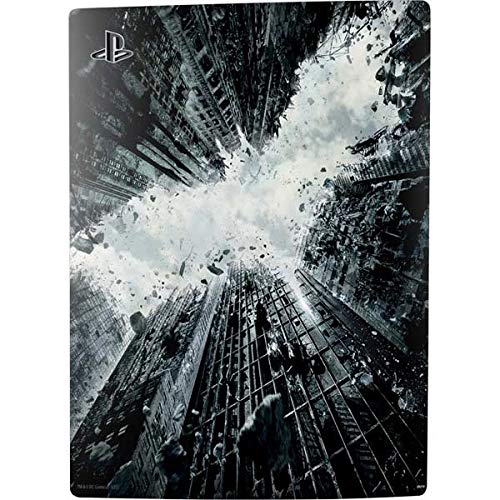 Skinit Decal Gaming Skin Compatible with PS5 Bundle - Officially Licensed DC Comics Batman Dark Knight Rises Poster Design