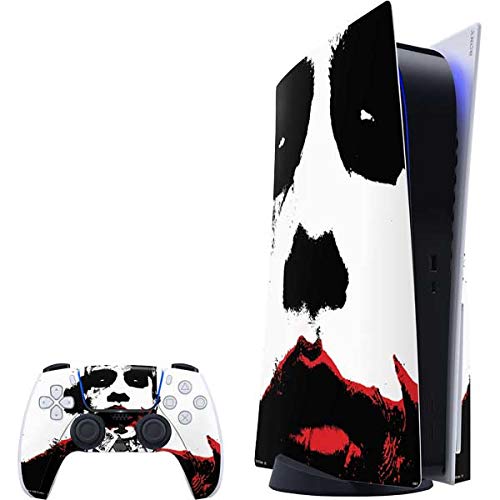 Skinit Decal Gaming Skin Compatible with PS5 Bundle - Officially Licensed DC Comics The Joker Dark Knight Poster Art Design