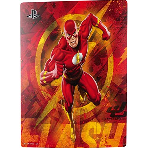 Skinit Decal Gaming Skin Compatible with PS5 Bundle - Officially Licensed DC Comics The Flash Action Pose Design