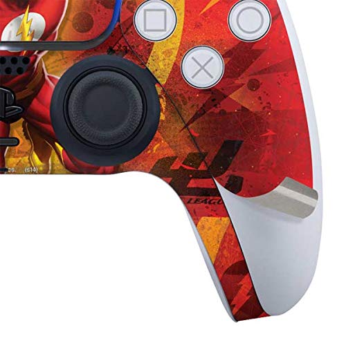 Skinit Decal Gaming Skin Compatible with PS5 Bundle - Officially Licensed DC Comics The Flash Action Pose Design