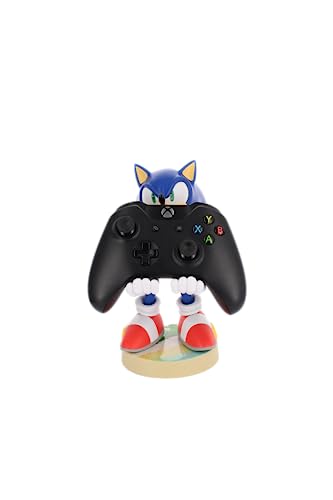 Cable Guys - Modern Sonic the Hedgehog Gaming Accessories Holder & Phone Holder for Controller (Xbox, Play Station, Nintendo Switch) & Phone (Iphone, Samsung Galaxy, Google Pixel)